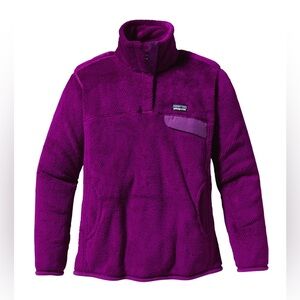 Patagonia Women’s Re-Tool Snap-T Fleece Pullover Ikat Purple